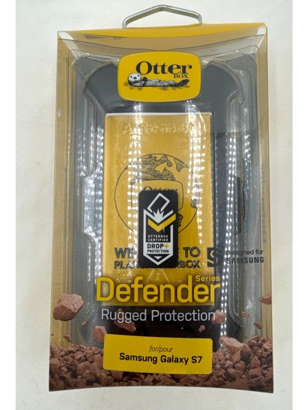 OtterBox Defender Series Rugged Black Belt Clip Only Samsung Galaxy S7
